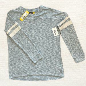 NWT - Rumi + Ryder Girls Brushed Varsity Tunic - Light Blue - XL